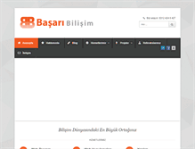 Tablet Screenshot of basaribilisim.com